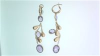 Earrings Woman Orecchini Pendenti in Rose Gold Ametista PEND AME P O/C 7.60 R